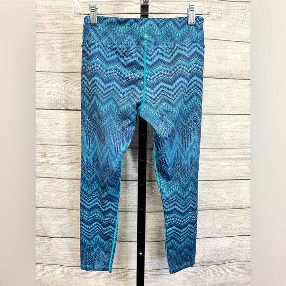 PrAna Roxanne Capri Chevron Blue Leggings - Picture 5 of 5